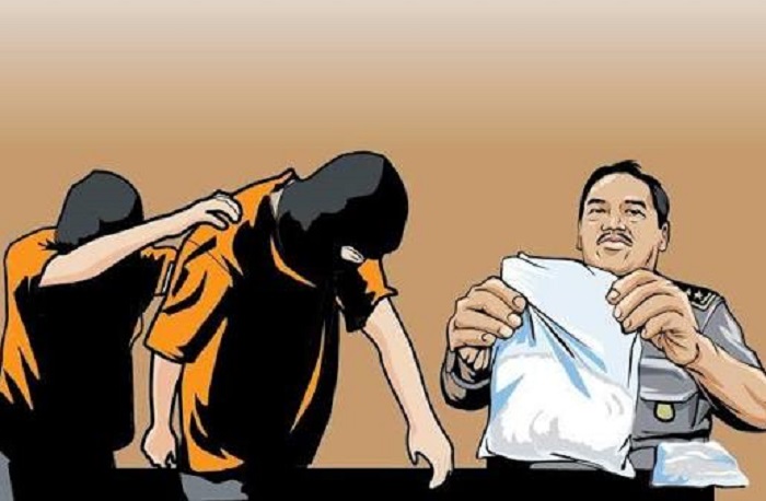 Tangkap Dua Terduga Pengedar, Polsek Kembangan Sita 1 Kg Sabu, 70 Vape Etomidate dan 75 Ribu Butir Obat Keras