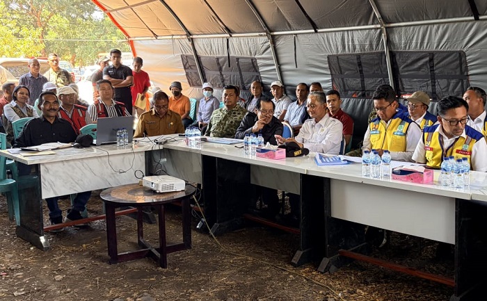 Usai Pimpin Upacara HUT RI di Ende, Menteri Dody Tinjau Penanganan Gempa di Nagekeo