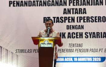 Wagub Aceh Fadhlullah Minta TASPEN Salurkan Zakat Melalui Baitul Mal