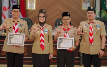 Wagub Lampung Jihan Kukuhkan Pengurus Pramuka UIN Raden Intan