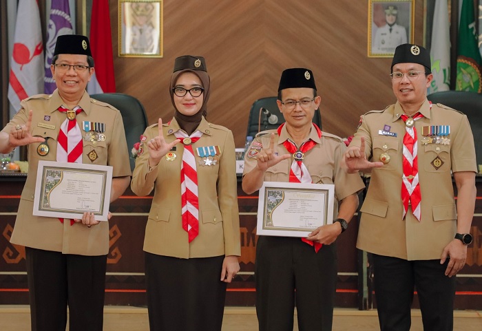 Wagub Lampung Jihan Kukuhkan Pengurus Pramuka UIN Raden Intan