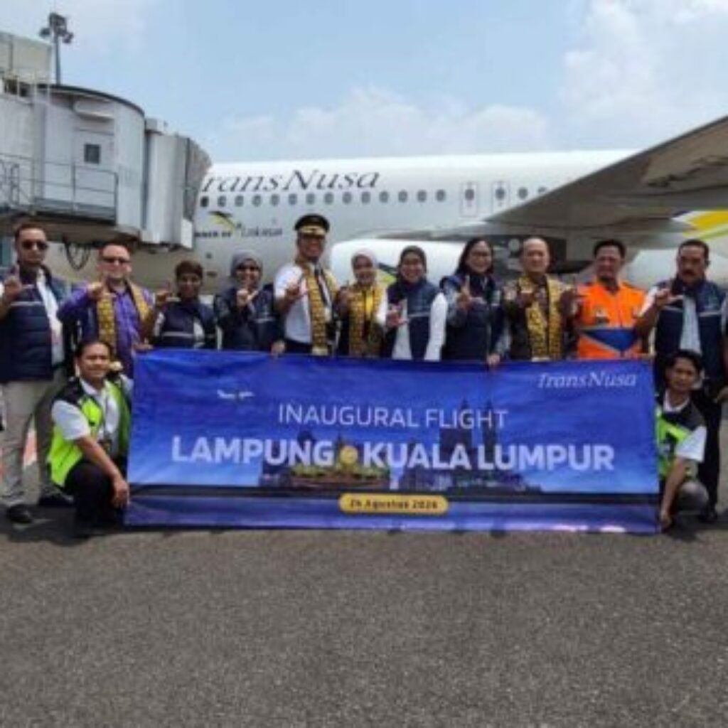TransNusa Resmi Buka Rute Jakarta–Lampung dan Lampung–Kuala Lumpur