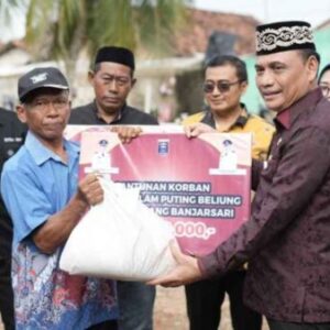 Wali Kota Metro bantu korban angin puting beliung warga Metro Utara