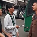 Aksi Mahasiswa di Kejari Lebak Nyaris Ricuh