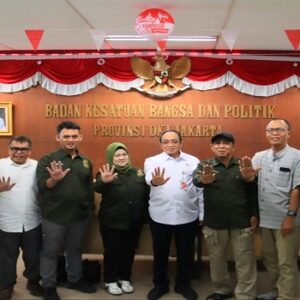 Audiensi dengan Kesbangpol DKI, AMKI Jaya Bahas Hoaks, Pemilu 2029, dan Lima Abad Jakarta