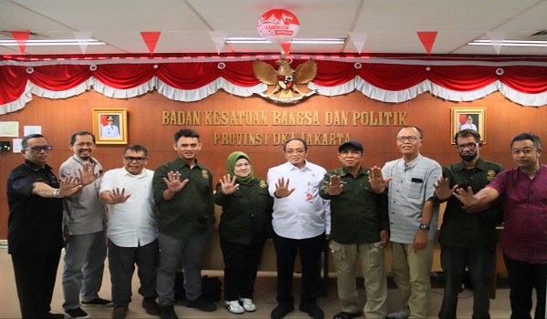 Audiensi dengan Kesbangpol DKI, AMKI Jaya Bahas Hoaks, Pemilu 2029, dan Lima Abad Jakarta