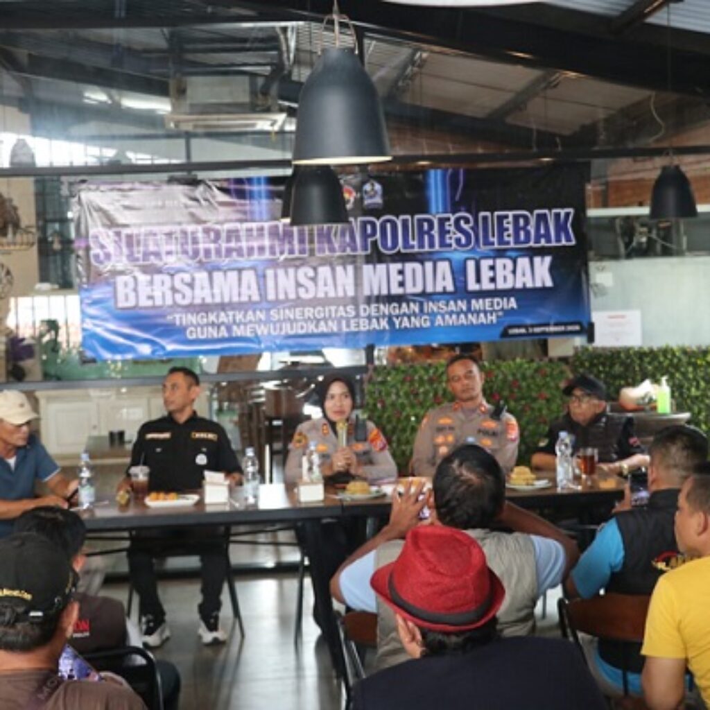 Dorong Pemberitaan Berimbang dan Komunikasi Terbuka, Kapolres Lebak Bertemu Organisasi Wartawan