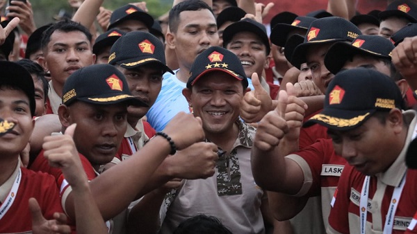 Fadhlullah Beri Arahan kepada 510 Peserta Diklat Laskar Gerindra Aceh