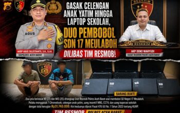 Gasak Celengan Anak Yatim hingga Laptop Sekolah