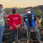 Hiswana Migas DPC Bogor Salurkan Bantuan Penanganan Kebakaran TPA Galuga