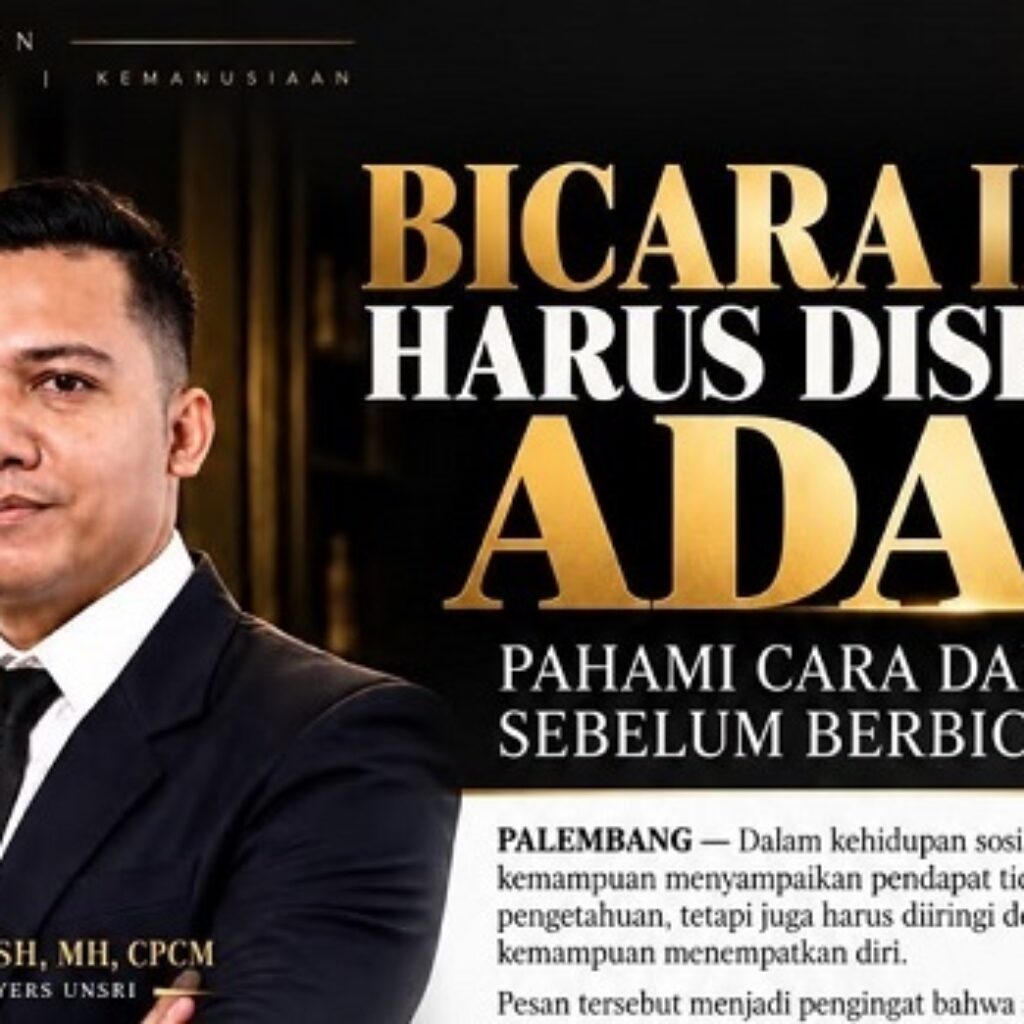 Ilmu Tanpa Adab Bisa Menyesatkan Makna, Pahami Cara dan Tempat Sebelum Berbicara