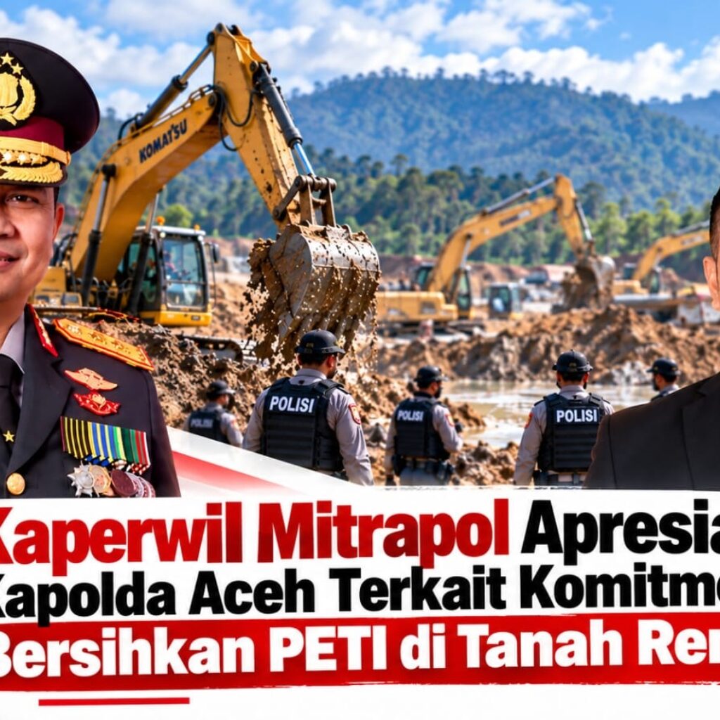 Kaperwil Mitrapol Aceh Apresiasi Langkah Kapolda Tindak Aktivitas PETI