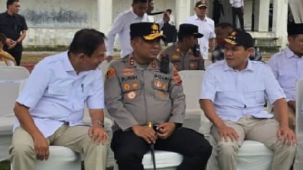 Kapolda Aceh Ruddi Setiawan Hadiri Diklat Laskar Gerindra di Aceh Besar