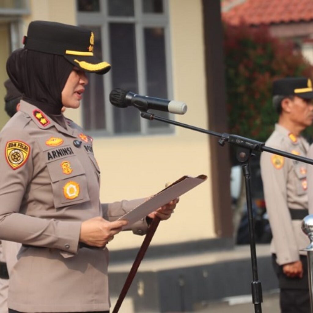 Kapolres Lebak Pimpin Sertijab Tiga Kapolsek dan Tiga Pejabat Utama