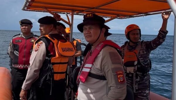 Kapolres Sabang Pimpin Pencarian WN Malaysia yang Hilang Saat Menyelam di Iboih