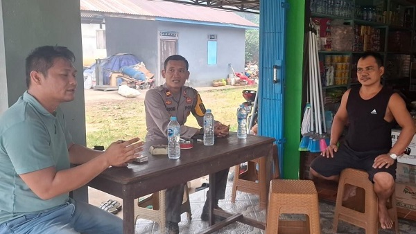 Kapolsek Kuala Behe Ajak Warga Cegah Karhutla dan Waspadai Dampak Kabut Asap