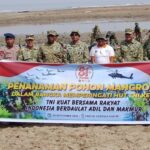 Lanal Nabire Tanam 500 Bibit Mangrove di Pantai Korowa, Libatkan 150 Peserta
