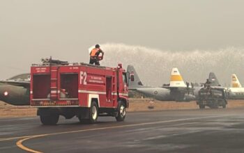 Lanud Halim Bersihkan Abu Vulkanik, Pastikan Fasilitas Penerbangan Siap Beroperasi