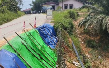 Longsor Jalan Raya Entikong, Satker Paralel Perbatasan Lakukan Pengamanan dan Penanganan