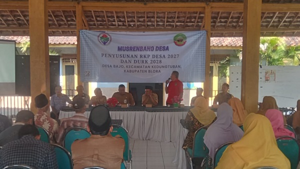 Musrenbang Desa Bajo Blora Tetapkan Prioritas Pembangunan dan RKP Desa 2027