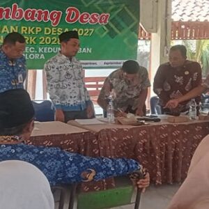 Musrenbang Desa Kemantren Digelar, Camat Kedungtuban Dorong Partisipasi Warga
