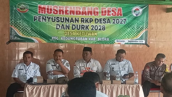 Musrenbang Desa Ketuwan Blora Bahas Prioritas RKP Desa dan Pertanggungjawaban BUMDes