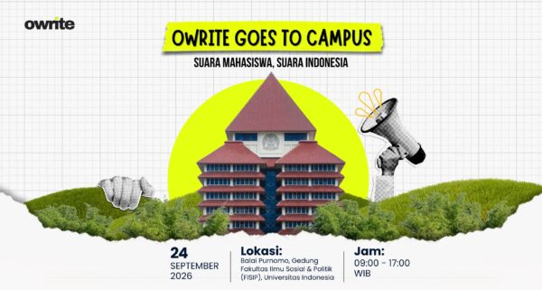 Owrite Goes to Campus di UI, Sayid Iskandarsyah: Ajang Jaring Mahasiswa Unggul di Era Digital