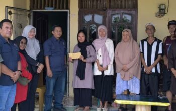 PWI Lahat Salurkan Bantuan untuk Keluarga Juru Parkir Andi Taman-syah
