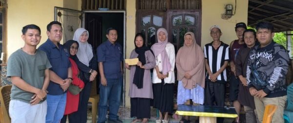 PWI Lahat Salurkan Bantuan untuk Keluarga Juru Parkir Andi Taman-syah