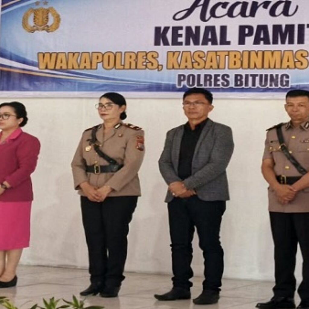 Pisah Sambut Pejabat Polres Bitung, Wakapolres Baru Minta Dukungan Personel