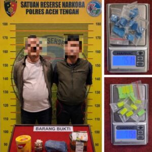 Polres Aceh Tengah Bongkar Jaringan Ek-stasi Lintas Provinsi, Jejak Pemasok Mengarah ke Medan