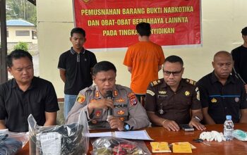 Polres Nabire Ungkap Dugaan Peredaran Sabu 3,2981 Gram