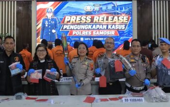 Polres Samosir Ungkap 13 Perkara