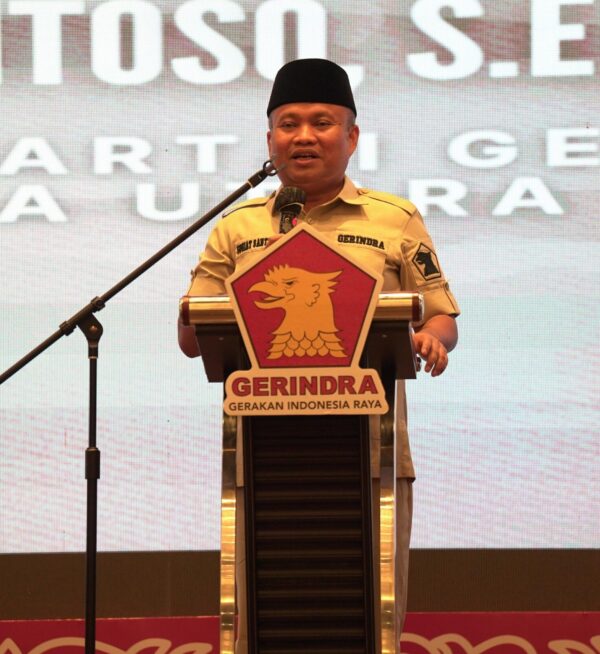 Sugiat Minta Kader Gerindra Sumut Jadi 'Jubir' Program Pemerintahan Prabowo