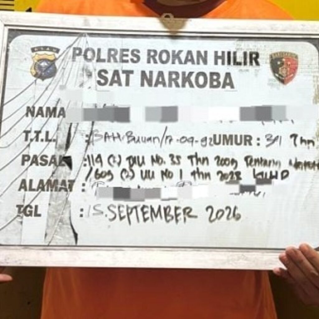 Tangkap Seorang Pria, Satres Narkoba Polres Rohil Sita Sabu dan Ekstasi