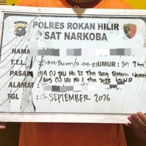 Tangkap Seorang Pria, Satres Narkoba Polres Rohil Sita Sabu dan Ekstasi
