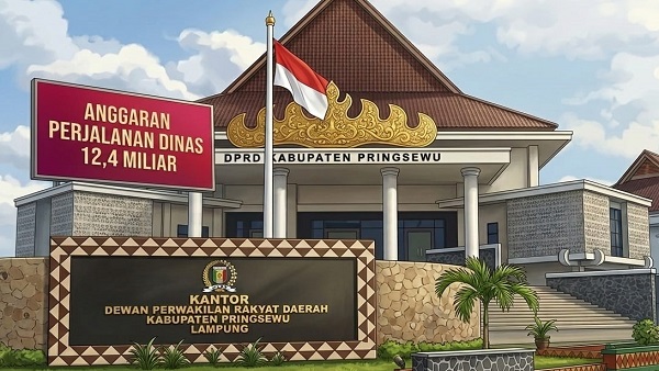 Tembus 12,4 miliar, Anggaran Perjalanan Dinas Sekwan Pringsewu Dipertanyakan