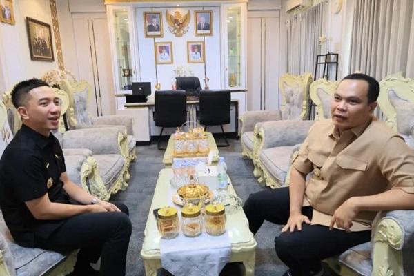 Temui Wali Kota Serang, Bupati Lebak Dorong Kolaborasi Kawal Program Prioritas Presiden