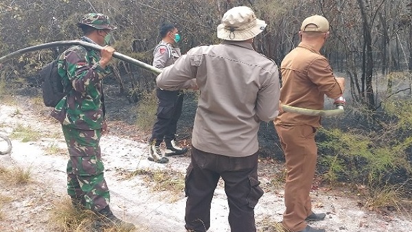 Uji Cairan X-Fire, Polres Ketapang Fokus Cegah Bara Karhutla di Lahan Gambut