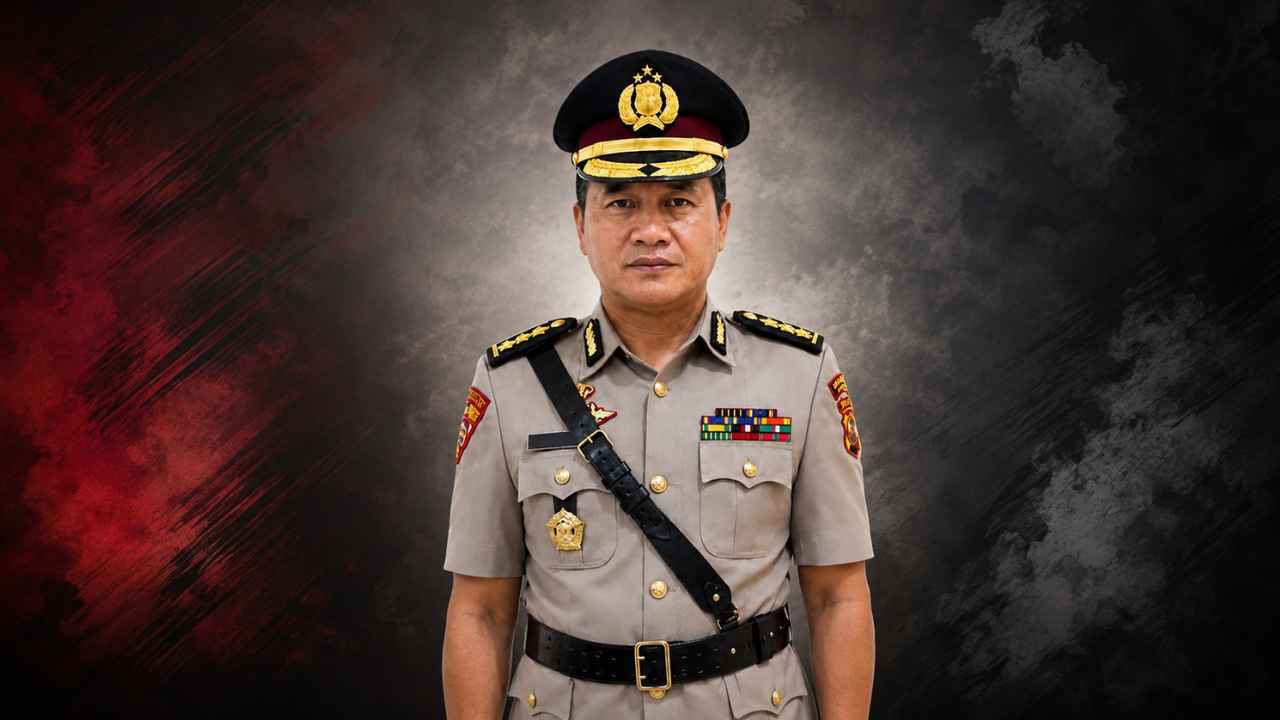 Kombes Pol M. Ali Kadafi, Karo Ops Polda Aceh, saat memimpin koordinasi operasi pengamanan di Aceh.
