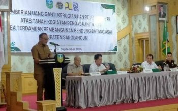 Pembangunan Bendung Batang Asai di Kabupaten Sarolangun Jambi