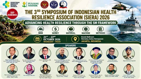 SIERA III 2026 PERTASINDO membahas ketahanan kesehatan berbasis 5M di Jakarta.