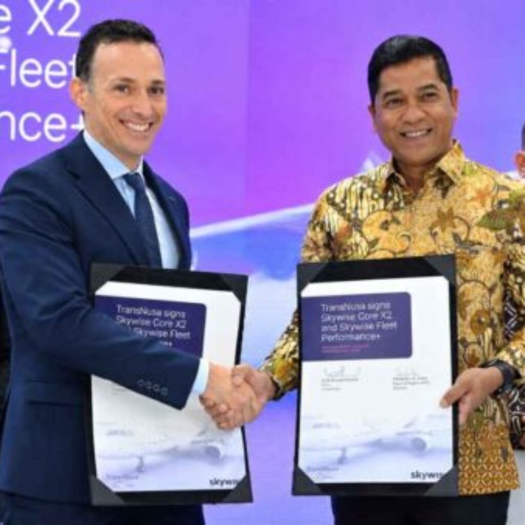 TransNusa Jadi Maskapai Pertama di Indonesia Adopsi Skywise Core X2 dan Fleet Performance+ Airbus