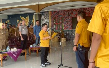 Bupati Ratna Machmud Hadiri Pelantikan AMKI Musi Rawas