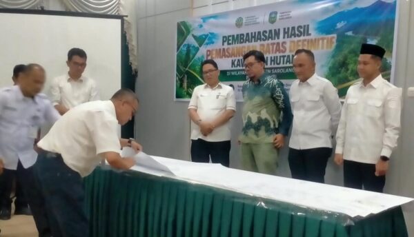 Bupati Sarolangun Bahas Batas Definitif Kawasan Hutan, Soroti Kepastian Ruang Hidup Warga