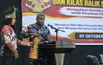 Danlanal Nabire Ajak Masyarakat Papua Jaga Persatuan dan Perdama-ian