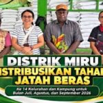Distrik Mimika Baru Salurkan 309 Ton Beras Bantuan Pangan kepada KPM