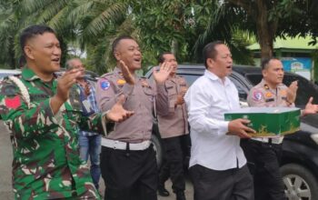 HUT ke-81 TNI, Polresta Deli Serdang Beri Kejutan ke Sejumlah Satuan