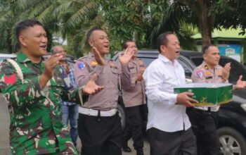 HUT ke-81 TNI, Polresta Deli Serdang Beri Kejutan ke Sejumlah Satuan