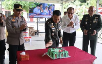 HUT ke-81 TNI, Polresta Deli Serdang Beri Surprise dan Perkuat Sinergitas TNI-Polri